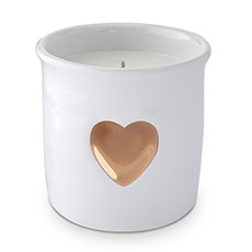 Gold Heart Candle