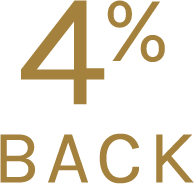 4% Back